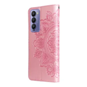 ART Peňaženkový kryt Tecno Camon 18 BLOOM ružový