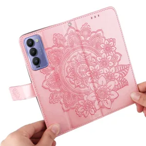 ART Peňaženkový kryt Tecno Camon 18 BLOOM ružový