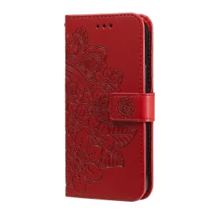 ART Peňaženkový kryt Tecno Camon 18 BLOOM červený
