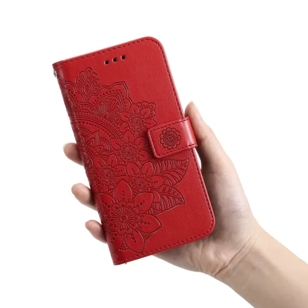 ART Peňaženkový kryt Tecno Camon 18 BLOOM červený