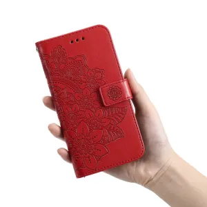ART Peňaženkový kryt Tecno Camon 18 BLOOM červený