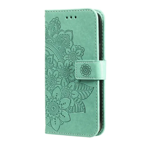 ART Peňaženkový kryt Tecno Camon 18 BLOOM zelený