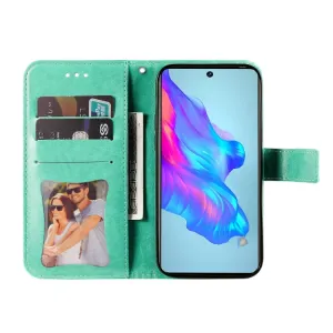 ART Peňaženkový kryt Tecno Camon 18 BLOOM zelený