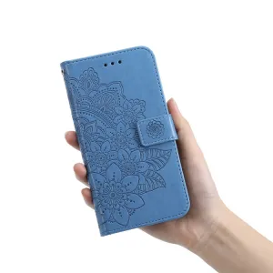 ART Peňaženkový kryt Tecno Camon 18 BLOOM modrý
