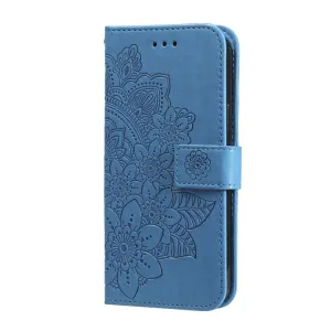 ART Peňaženkový kryt Tecno Camon 18 BLOOM modrý