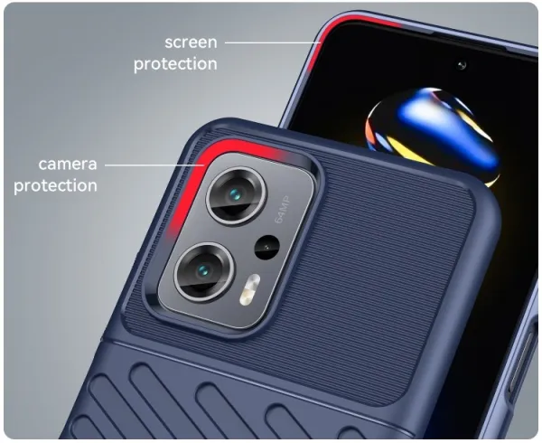 THUNDER Ochranný kryt Xiaomi Poco X4 GT modrý