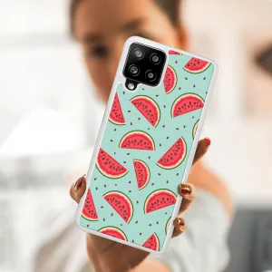 MY ART Silikónový obal Samsung Galaxy A22 WATERMELON (120)