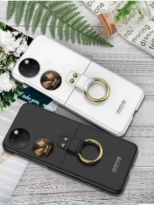 GKK HOOK Plastový kryt s držiakom Huawei P50 Pocket čierny