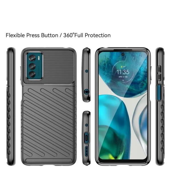 THUNDER Ochranný kryt Motorola Moto G42 čierny