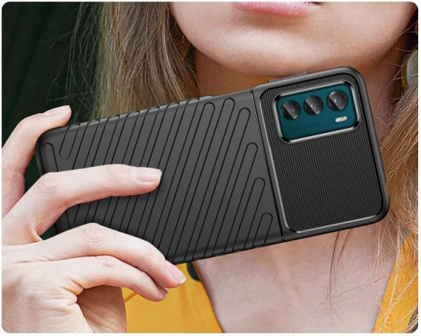 THUNDER Ochranný kryt Motorola Moto G42 čierny