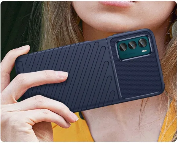 THUNDER Ochranný kryt Motorola Moto G42 modrý