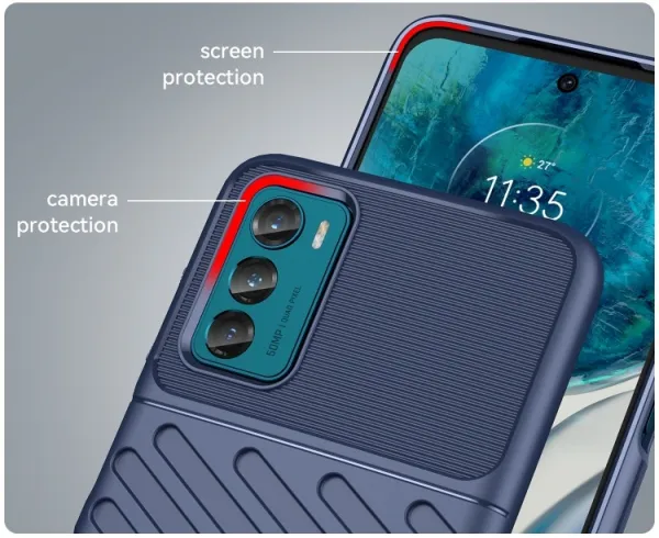THUNDER Ochranný kryt Motorola Moto G42 modrý