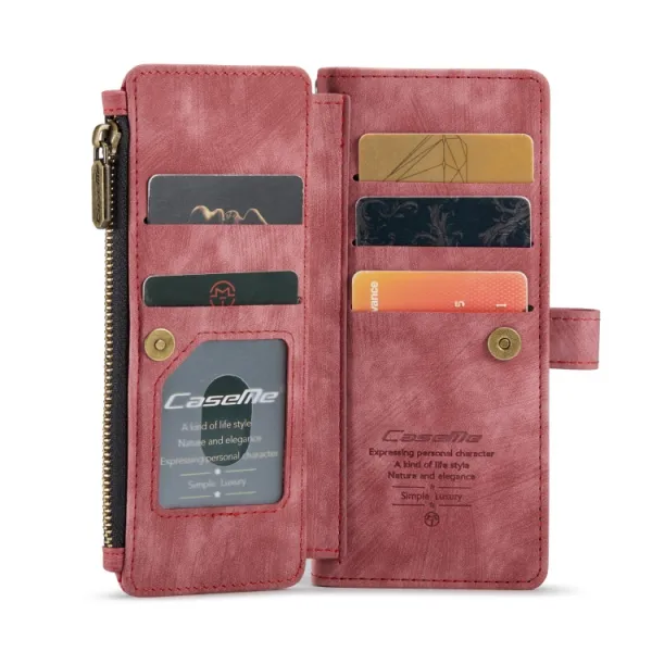 WALLET Ochranný kryt s peňaženkou 2v1 pre Samsung Galaxy Z Fold 3 5G červený