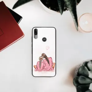 MY ART Silikónový obal Motorola Moto E6 Plus DAUGHTER (114)