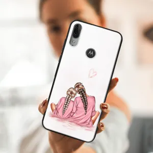 MY ART Silikónový obal Motorola Moto E6 Plus DAUGHTER (114)