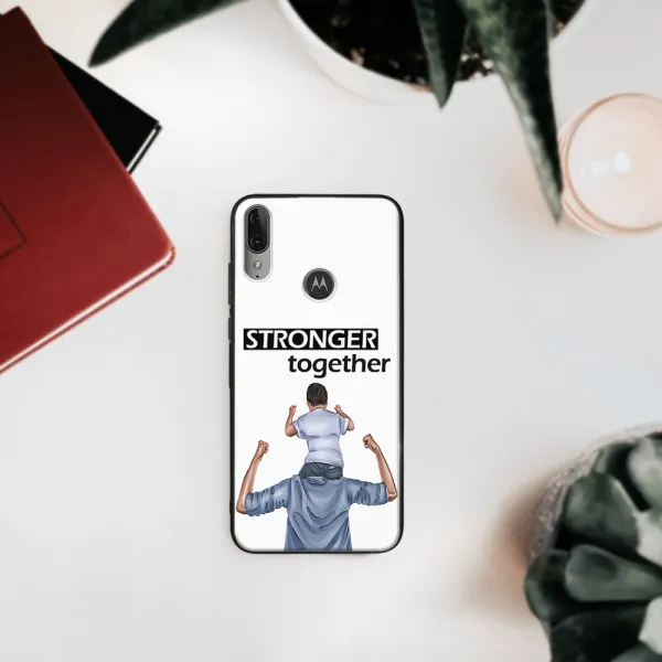 MY ART Silikónový obal Motorola Moto E6 Plus DADDY (116)