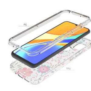 DUAL ART Odolný kryt Xiaomi Redmi 9C FLOWERS