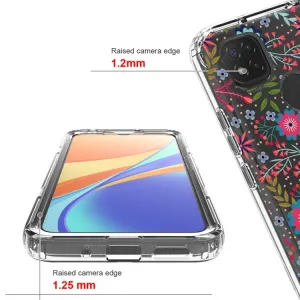 DUAL ART Odolný kryt Xiaomi Redmi 9C FLOWERS