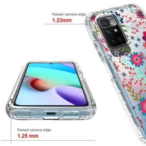 DUAL ART Odolný kryt Xiaomi Redmi 10 / Redmi 10 2022 FLOWERS