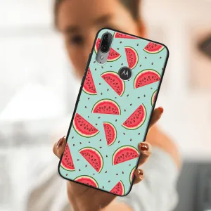 MY ART Silikónový obal Motorola Moto E6 Plus WATERMELON (120)