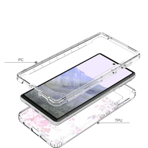 DUAL ART Odolný kryt Google Pixel 6 Pro ROSES