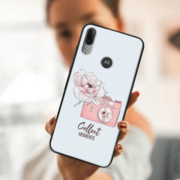 MY ART Silikónový obal Motorola Moto E6 Plus MOMENTS (122)