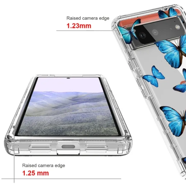 DUAL ART Odolný kryt Google Pixel 6 Pro BUTTERFLY