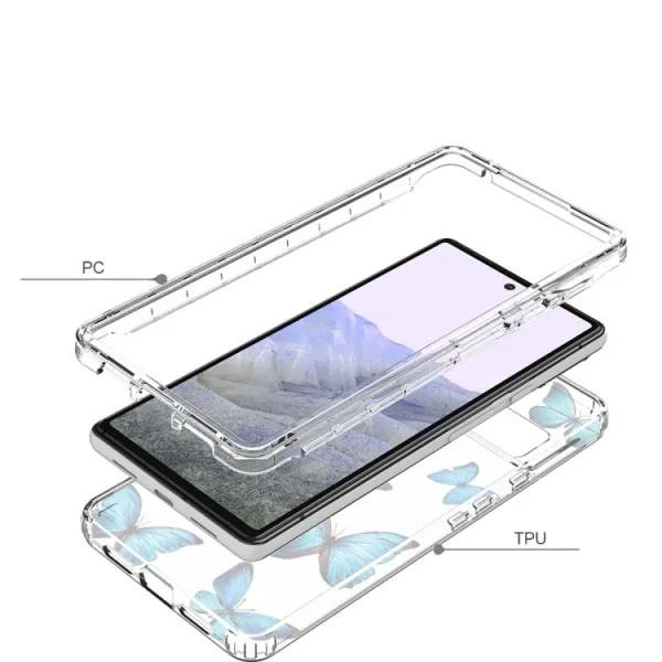 DUAL ART Odolný kryt Google Pixel 6 Pro BUTTERFLY