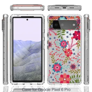 DUAL ART Odolný kryt Google Pixel 6 Pro FLOWERS