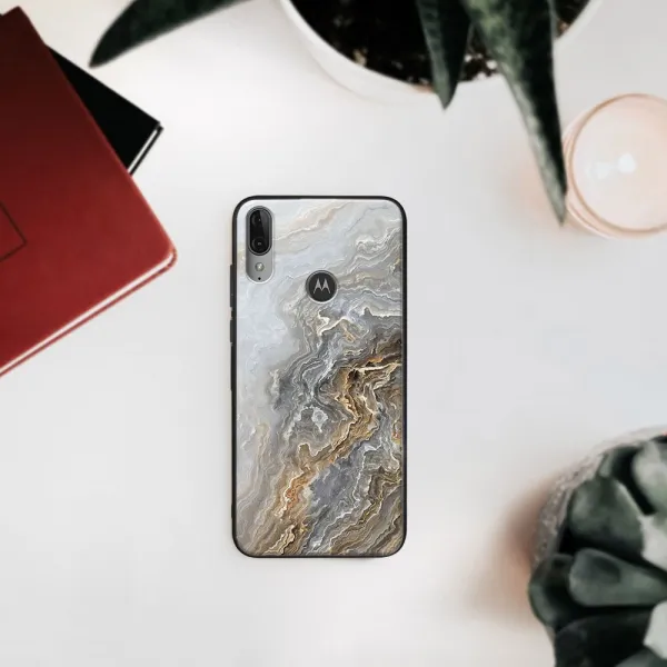 MY ART Silikónový obal Motorola Moto E6 Plus BEIGE (151)