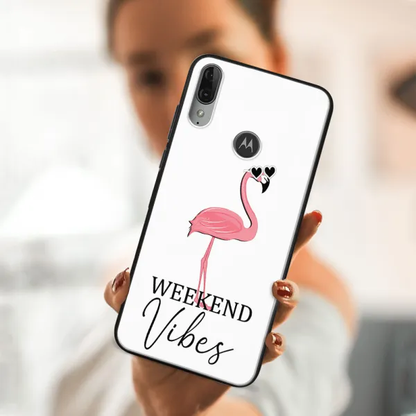 MY ART Silikónový obal Motorola Moto E6 Plus VIBES (128)
