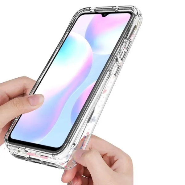 DUAL ART Odolný kryt Xiaomi Redmi 9A / 9AT FLOWERS