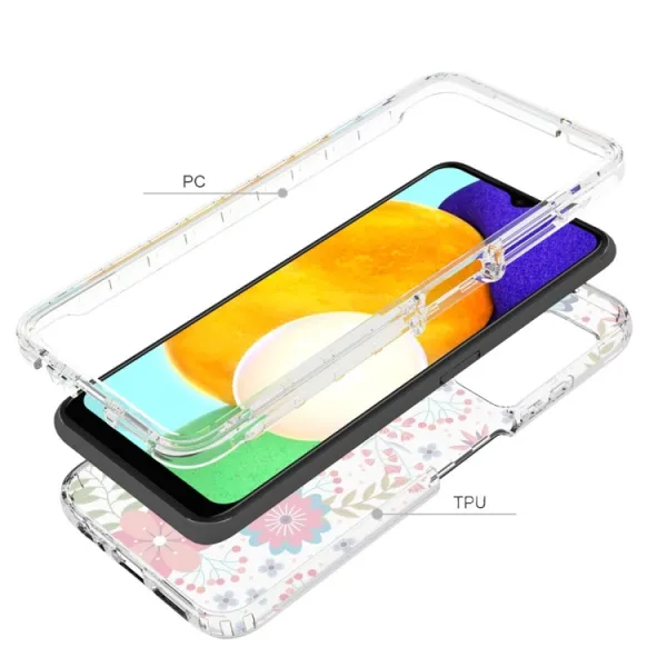 DUAL ART Odolný kryt Samsung Galaxy A03s FLOWERS