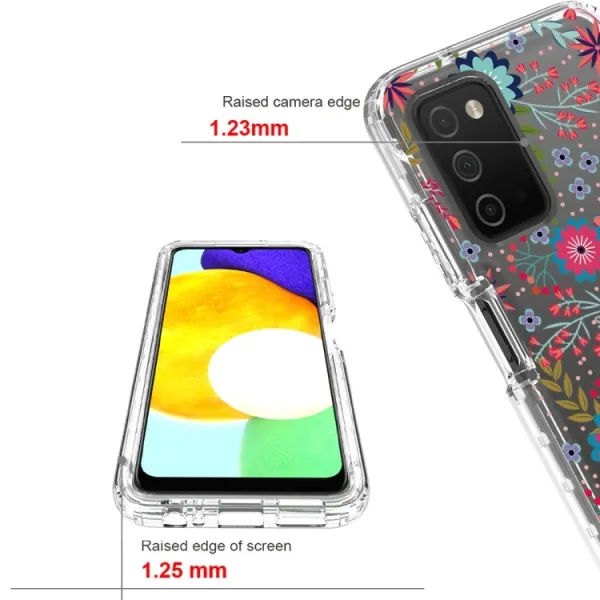 DUAL ART Odolný kryt Samsung Galaxy A03s FLOWERS