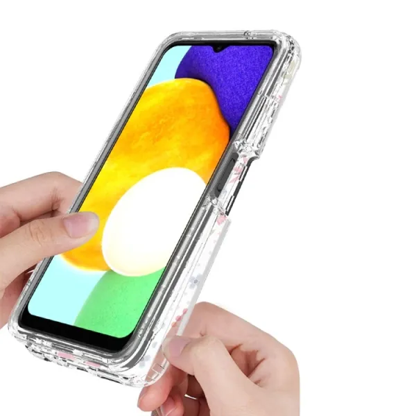 DUAL ART Odolný kryt Samsung Galaxy A03s FLOWERS