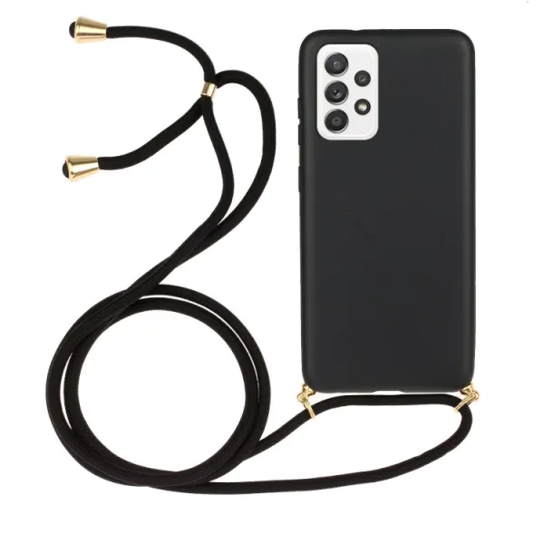 ROPE Kryt so šnúrkou Samsung Galaxy A73 5G čierny