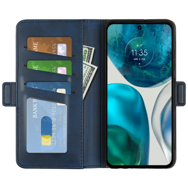 SIDE Peňaženkové puzdro Motorola Moto G42 modré