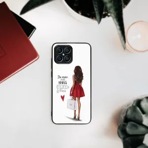 MY ART Ochranný obal Honor X8 RED DRESS (137)