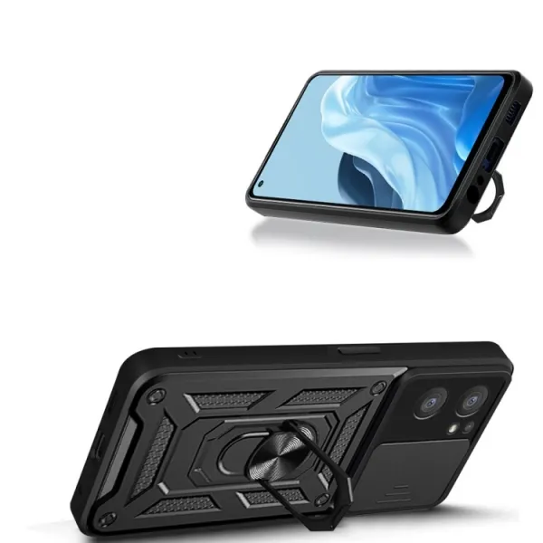 RING Ochranný obal pre Oppo Reno7 5G tmavomodrý