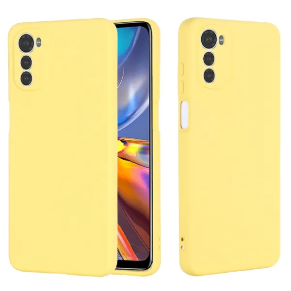RUBBER Ochranný kryt Motorola Moto E32 / E32s žltý