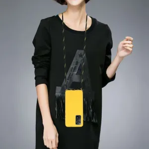 ROPE Kryt so šnúrkou Xiaomi Redmi Note 11 Pro / 11 Pro 5G žltý