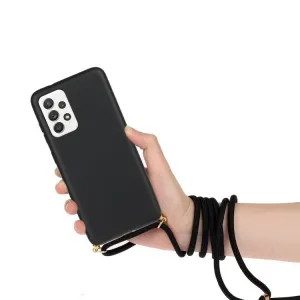 ROPE Kryt so šnúrkou Samsung Galaxy A73 5G čierny