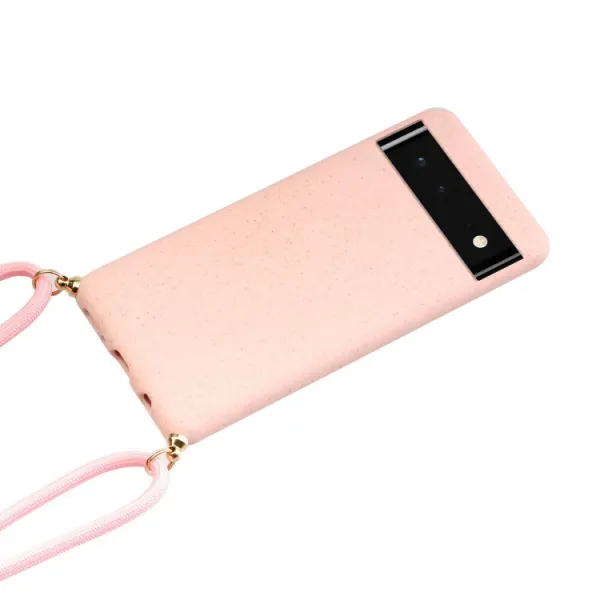 ROPE Kryt so šnúrkou Google Pixel 6 Pro ružový