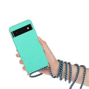 ROPE Kryt so šnúrkou Google Pixel 6 Pro svetlozelený