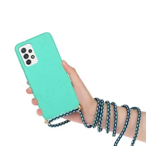 ROPE Kryt so šnúrkou Samsung Galaxy A73 5G svetlozelený