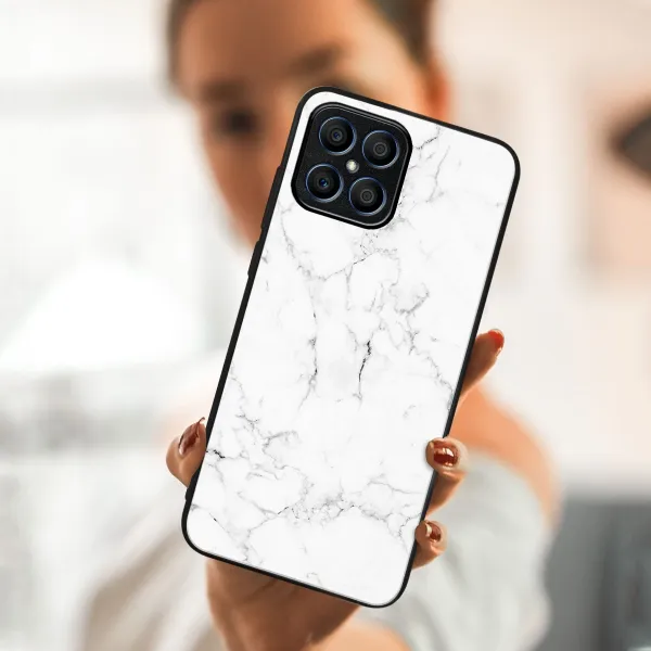MY ART Ochranný obal Honor X8 WHITE MARBLE (144)