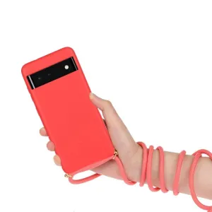 ROPE Kryt so šnúrkou Google Pixel 6 červený