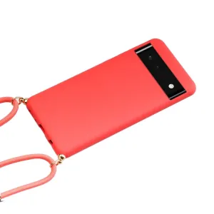 ROPE Kryt so šnúrkou Google Pixel 6 červený