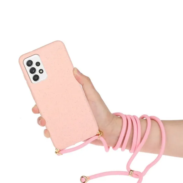 ROPE Kryt so šnúrkou Samsung Galaxy A73 5G ružový