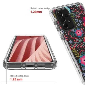DUAL ART Odolný kryt Samsung Galaxy A73 5G FLOWERS